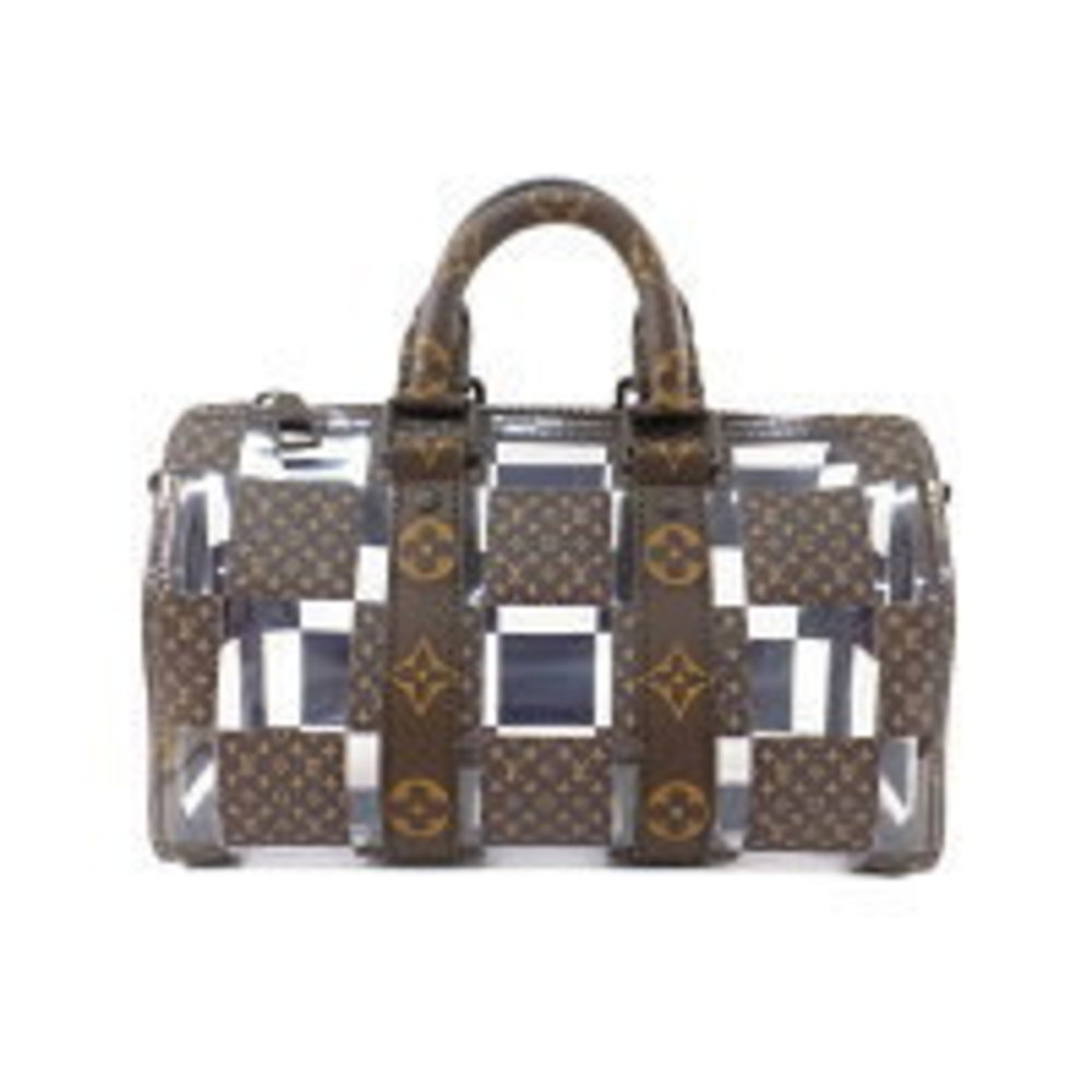Louis Vuitton Keepall Bandouliere Monogram Boston Bag Brown - Picture 1 of 9
